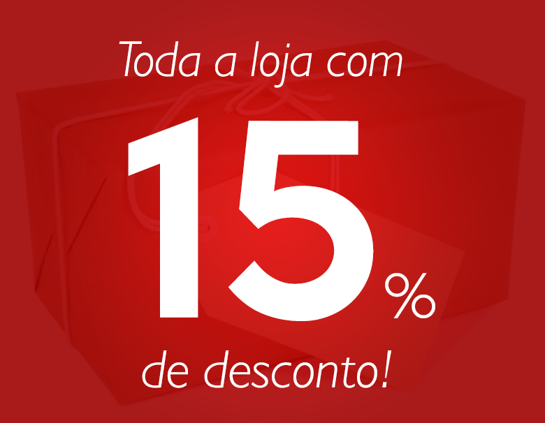 15% de desconto